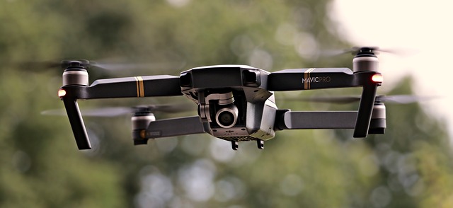létání dronu
